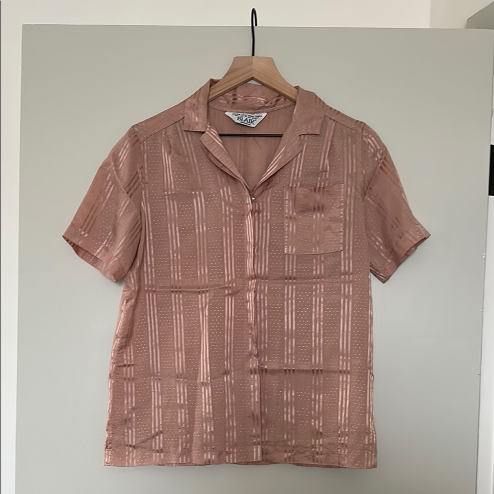 Dusty peach Short Sleeve Shirt